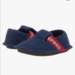 Toddler Croc Felted Slippers